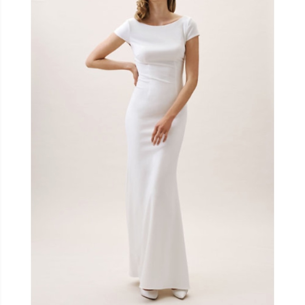 Katie May Madison Dress Sz 0 in Ivory NWOT